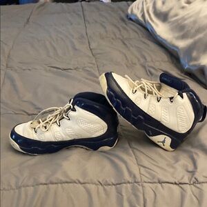 Kids Jordan 9 Retro UNC